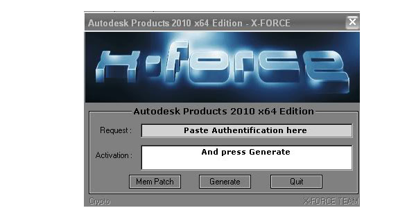 X force keygen for autodesk 2013 products 32 bit free download